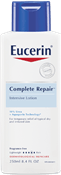 Eucerin Complete Repair Intensive Lotion for temporary relief of typical dry and irritated skin.