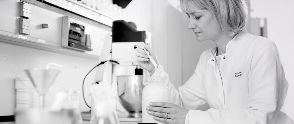 Female scientist in laboratory